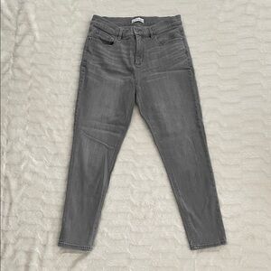 LOFT Charcoal Ankle Jeans